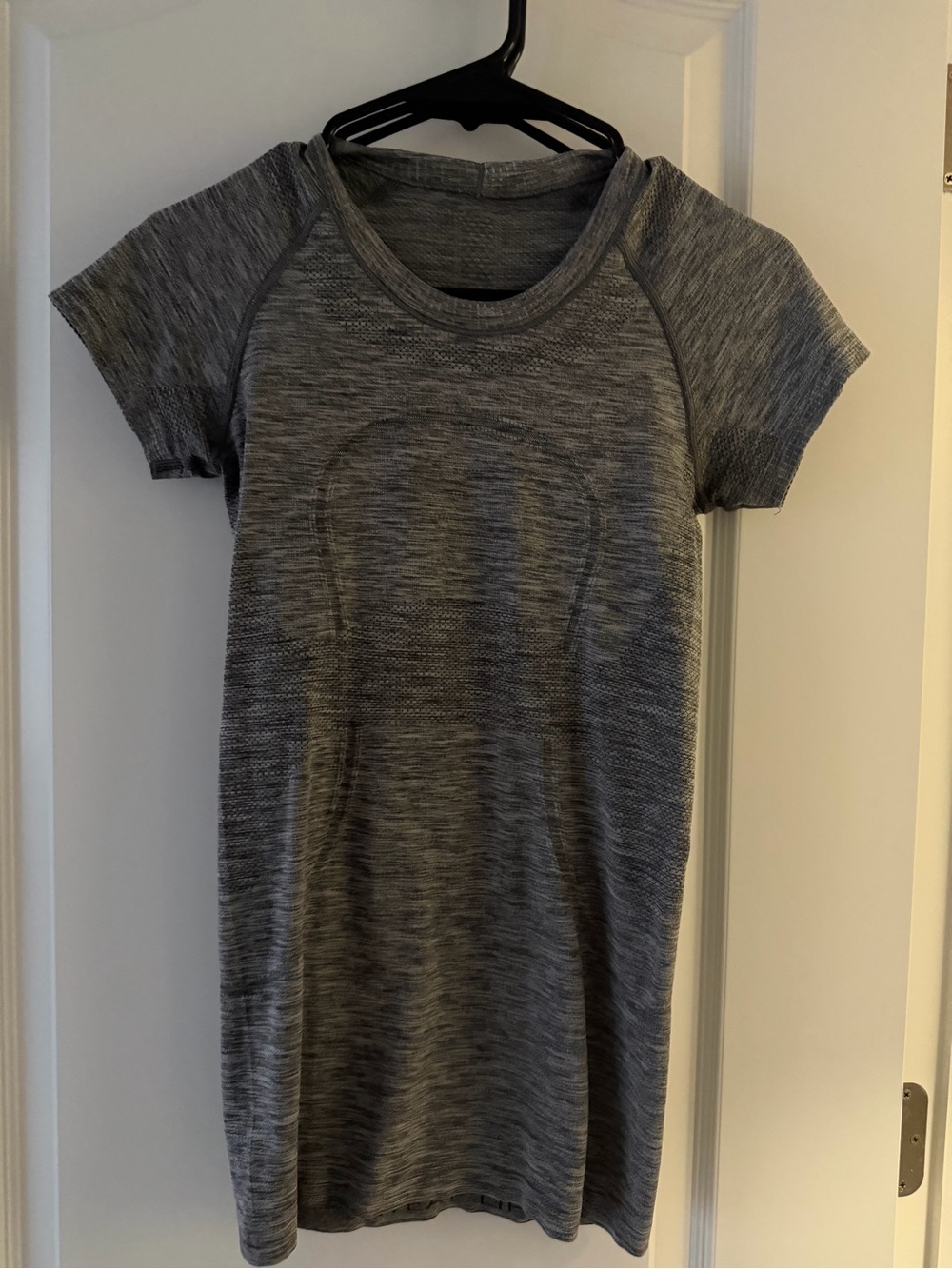 Lululemon Swiftly Tech short sleeve top in heathered grey